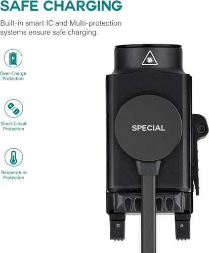 Miniatura 5 de TUSITA Cable de carga magnético MCC S solo compatible con linterna Olight Baldr RL Mini S BL, PL-Mini 1 2 - Especial, 39.4 in