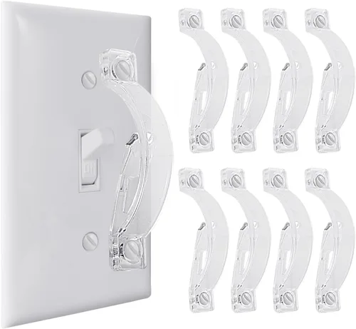 Light Swich - Cubierta para interruptores de luz de pared, cubierta de interruptor de luz, cubierta de interruptor, placa de interruptor de luz a