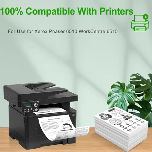 Miniatura 2 de Unidad de tambor amarilla compatible 6510 6515 (108R01419) Reemplazo para impresora Xerox Phaser 6510DNM 6510DN 6510DNI 6510N WorkCentre 6515DNI