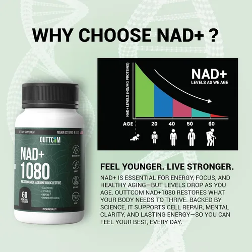 Miniatura 6 de Suplemento liposomal NAD+ de 900 mg — Resveratrol, B12, fosfatidilcolina y bioperina 60 cápsulas veganas Energía celular, enfoque