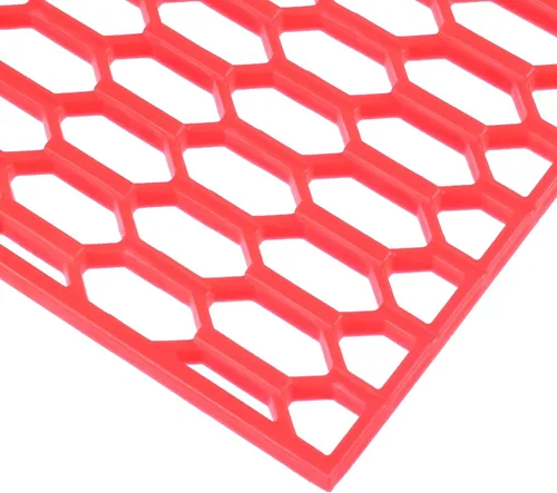 Miniatura 8 de AggAuto - Malla universal de plástico ABS para automóvil, 47 x 16 pulgadas, hexagonal, inserto para parrilla, parachoques, con orificios tipo panal