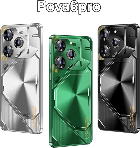 Miniatura 3 de Pova6pro - Teléfono inteligente IPS de 5.0 pulgadas, 2 GB+16 GB expandible a 128 GB, 4G Dual SIM, Android 10.0, cámaras duales de 5 MP+5MP, batería