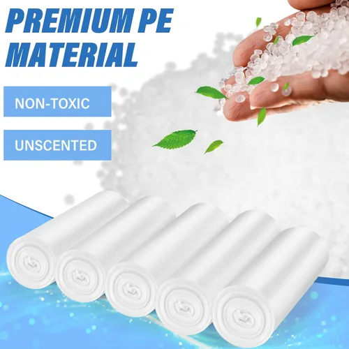 Miniatura 2 de Bolsas de Basura Pequeñas, Magesh Bolsas de Basura de 2.6 Galones/Bolsas de Basura, Forros Resistentes para Cestas de Basura para Baño Dormitorio