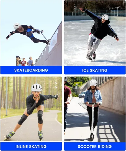 Miniatura 4 de Besttravel Casco de patineta, cascos de bicicleta de ajuste, multideporte, patinaje, longboard, casco de viaje para hombres y mujeres Large