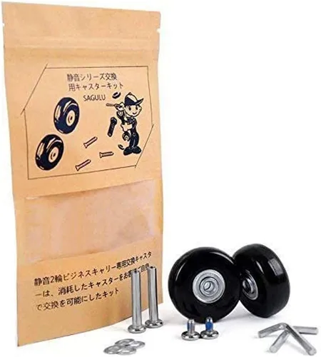 Miniatura 8 de F-BER Kit de reemplazo de ruedas de equipaje para maleta, ruedas OD40-2.520 in, ABEC 608zz, juego de 2
