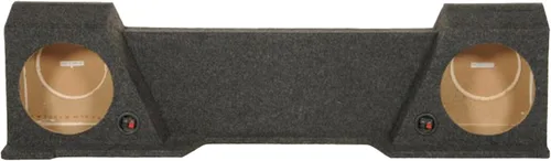 Q Power Caja de subwoofer doble Downfire de 10 pulgadas, subcaja compatible con Chevy Silverado XCab y GMC Sierra XCab 2007-2013