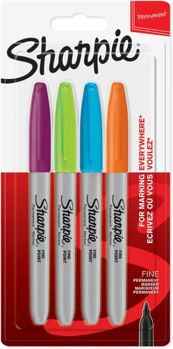 Miniatura 23 de Sharpie Rotulador permanente de punta fina, colores surtidos (paquete de 8)