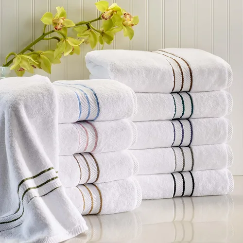 Miniatura 4 de Juego de toallas de baño de algodón turco ultra suave de Superior, juego de 2 piezas, toallas para la ducha, baño, artículos esenciales para el Latte