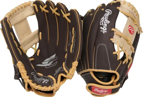 Miniatura 19 de Rawlings Guante de béisbol y sóftbol Sure Catch Modelos de T-Ball, para jóvenes y adultos recreativos Múltiples tallas y estilos