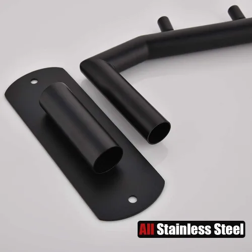 Miniatura 7 de JQK Perchero plegable, Soporte de gancho de brazo oscilante de acero inoxidable, Sistema de colgar ropa, Organizador de almacenamiento de armario