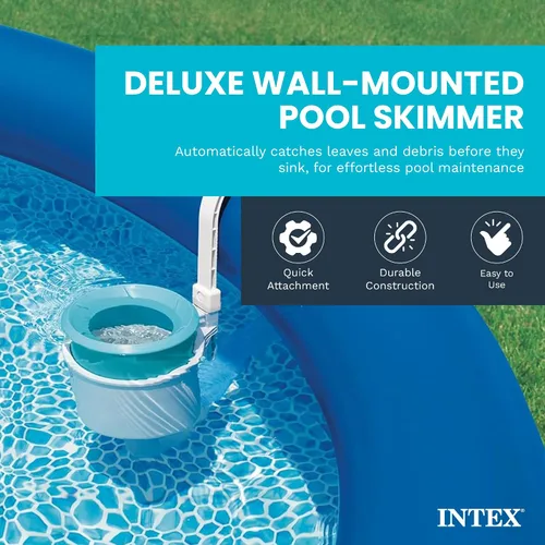 Miniatura 2 de Intex Deluxe Limpiador automático de superficie para piscina montado en pared - 800 GPH+