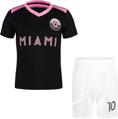 Miniatura 7 de Cnins Camisetas de entrenamiento de fútbol para niños de 2 a 14 años, trajes de práctica para niños y niñas con colores del equipo nacional