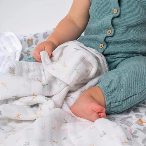 Miniatura 4 de aden + anais Essentials Manta de Ensueño, Mantas de Muselina para Bebé para Niñas y Niños, Manta Ligera Ideal para Recién Nacidos en Guardería