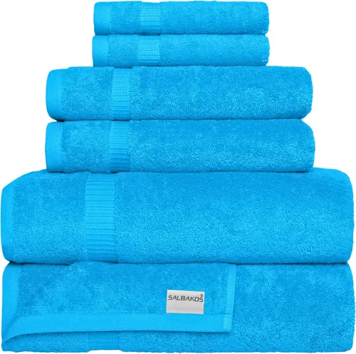 Miniatura 51 de Juego de alfombra de baño 100 % de algodón turco para hotel y spa de lujo y opciones de tapete de baño de espuma viscoelástica