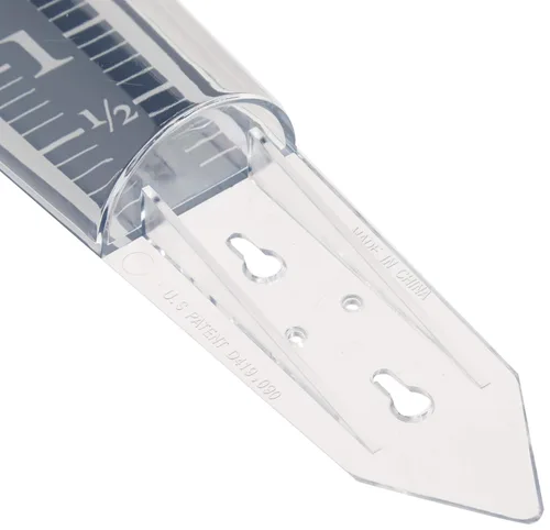 Miniatura 4 de AcuRite 00850A2, Pluviómetro con Lupa, Fácil de Leer, Capacidad de 5 pulgadas, Azul