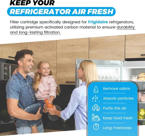 Miniatura 8 de Paquete de 3 filtros de aire frgpaaf2 Pure Air AF-2 RAF-2 para frigi-daire FRFC2323AS FRFC232LAF FRFC233LAF FRFG2323AF FRFN2823AS -Reemplaza 4977184