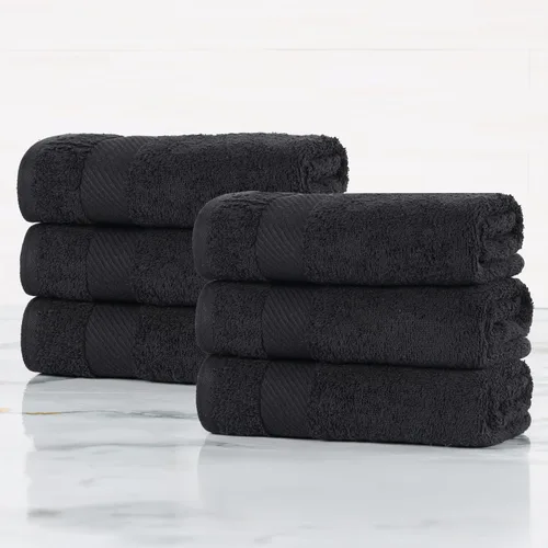 Miniatura 20 de SUPERIOR Kendell - Juego de 4 toallas de baño de algodón egipcio, absorbentes, para la ducha, artículos esenciales para el spa, toallas grandes