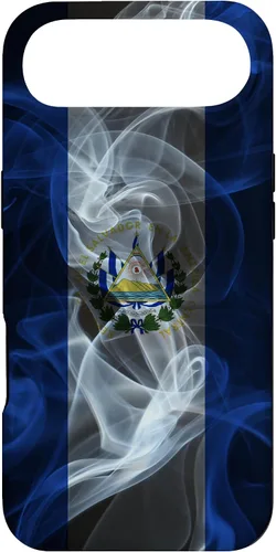 Miniatura 27 de Funda para iPhone 12/12 Pro Smoky El Salvador Bandera - Funda de Orgullo Salvadoreño Estilo Humo