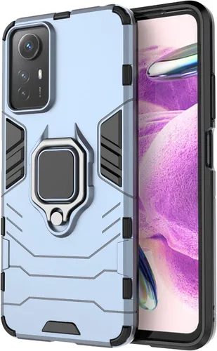 Miniatura 3 de Funda para Xiaomi Redmi Note 12S 4G Caso,Soporte de montaje magnético para coche Funda Shell para Xiaomi Redmi Note 12S 4G Caso Azul