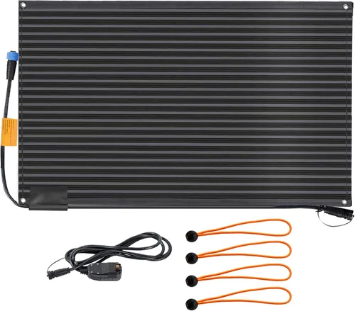 Alfombrillas para Derretir Nieve para Exteriores 30 x 48 pulgadas, Alfombrillas Calefactadas para Exteriores Antideslizantes 405W 120V, Alfombrillas