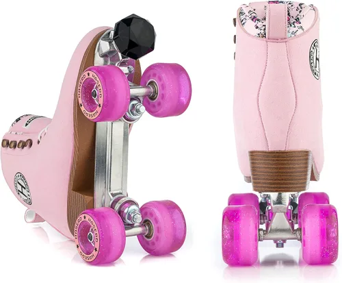 Miniatura 2 de Roller Skates for Women and Girls - Roller Skates for Rink, Artistic and Rhythmic Skating Indoor and Outdoor High Top Classic Double Row Skate Shoes