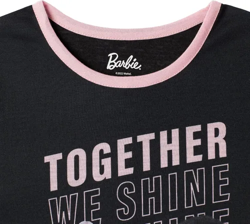 Miniatura 4 de Barbie Conjunto de pijama y camisa de dormir para niñas de 4 piezas para niñas