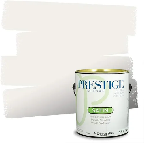 Miniatura 59 de PRESTIGE Paints - Pintura interior e imprimación en uno, 1 galón, cáscara de huevo, pimienta envejecida