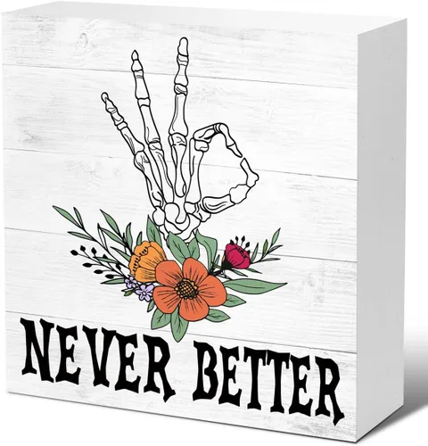 Miniatura 11 de Decoración de escritorio de otoño, letrero de madera de días de otoño nítidos, letrero de bloque de madera de otoño, decoraciones de otoño