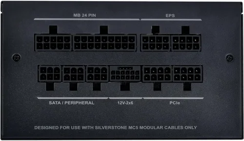 Miniatura 2 de SilverStone Tecnología DA750R Gold 80 Plus Gold 750W ATX 3.0 y PCIe 5.0 Fuente de alimentación, SST-DA750R-GMA (SST-AX0750MCGD-C)