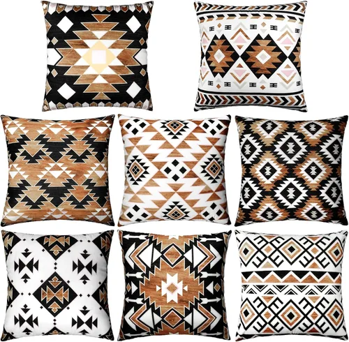 Miniatura 18 de 8 fundas de almohada de regreso a la escuela, 18 x 18 pulgadas, composición, fundas de almohada para cuadernos, fundas de almohada para el aula