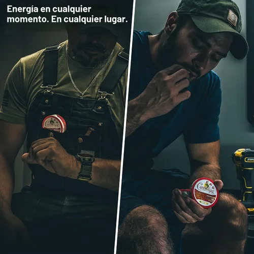 Miniatura 6 de Cannadips - Paquete variado de combustible cerebral - Bolsas de cafeína nootrópicas - 50 mg de melena de león, 100 mg de cafeína, 50 mg