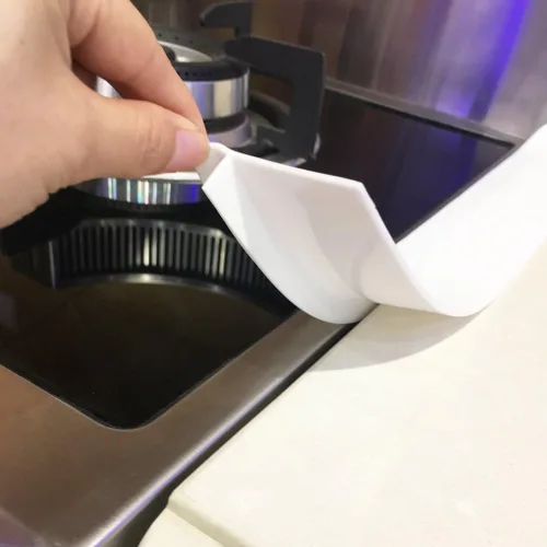 Miniatura 3 de Cubiertas de silicona para huecos de estufa, rellenos para huecos del horno que sellan espacios entre la estufa y la encimera, fáciles de instalar