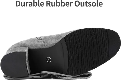 Miniatura 4 de DREAM PAIRS Botas a la rodilla, de tacón alto, para mujer