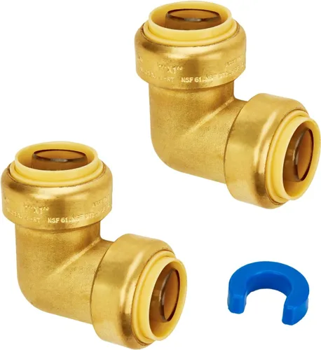 Miniatura 13 de SUNGATOR Acoplamiento de 1/2 pulgada, accesorios Pex a presión de 1/2 pulgada, acoplamiento recto de 1/2", accesorios de latón sin plomo