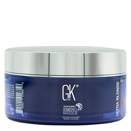 GK HAIR Global Keratin Ultra Blonde Bombshell Masque (7.05 onzas líquidas/7.05 oz) Semi-permanente de larga duración tonificación del cabello,