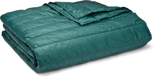 Miniatura 8 de PUFF Down - Manta alternativa para interiores y exteriores, resistente al agua, con funda de nailon extra fuerte, individual, peltre
