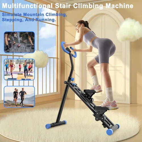Miniatura 3 de Stair Stepper for Home-Upgrade Vertical Climber Workout Machine for Full-Body Exercise Climber Fitness Equipment with Stable Frame Adjustable