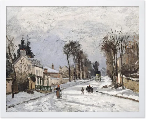 Miniatura 30 de Poster Master Póster vintage The Beginning Of Spring – Impresión retro de invierno – Arte de nieve – Arte de paisaje – Regalo para hombres y mujeres