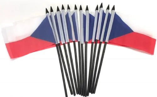 Miniatura 121 de Paquete de 12 banderas de escritorio de oficina en miniatura de poliéster internacional de 4 x 6 pulgadas, 1 docena de banderas pequeñas de 4 x 6