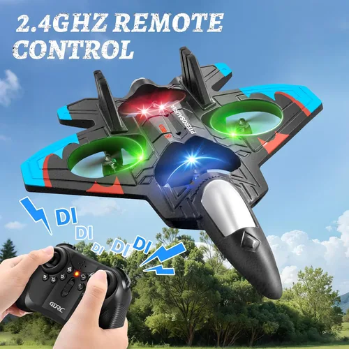 Miniatura 6 de Aviones RC para niños y adultos, control remoto de espuma, aviones, helicópteros, drones, juguetes para niños y adultos de 8 a 12 y 16 años, avión