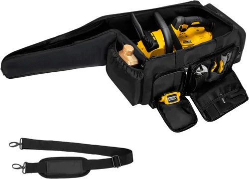 Miniatura 8 de Funda de transporte para motosierra, impermeable, plegable, bolsa de almacenamiento compatible con EGO, Dewalt, Greenworks - Motosierra eléctrica