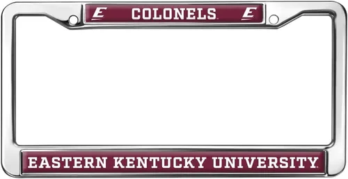 Miniatura 305 de Texas A&M University - Texarkana Mascot - Marco de metal estándar para placa de matrícula de tamaño completo