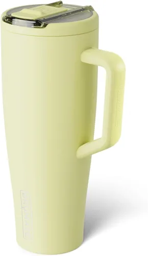 Miniatura 40 de BrüMate Era Flip - Vaso de 30 onzas con tapa con pajilla cubierta 100 % a prueba de fugas, popote higiénico cubierto, botella de agua de acero