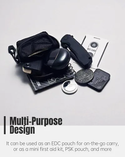Miniatura 4 de Carteras para hombre, cartera portátil para tarjetas para hombres, cartera pequeña y exquisita con llavero, monedero para hombres y mujeres