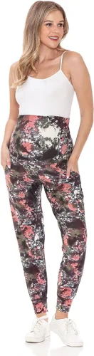 Miniatura 106 de Leggings Depot Pantalones de maternidad para mujer, sobre el vientre, pantalones deportivos casuales para descansar