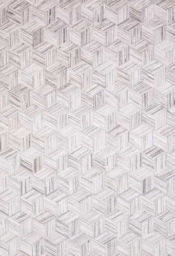 Miniatura 7 de Loloi Maddox Collection MAD-06 - Alfombra decorativa de 2 pies y 3 pulgadas x 3 pies 9 pulgadas, color carbón/gris
