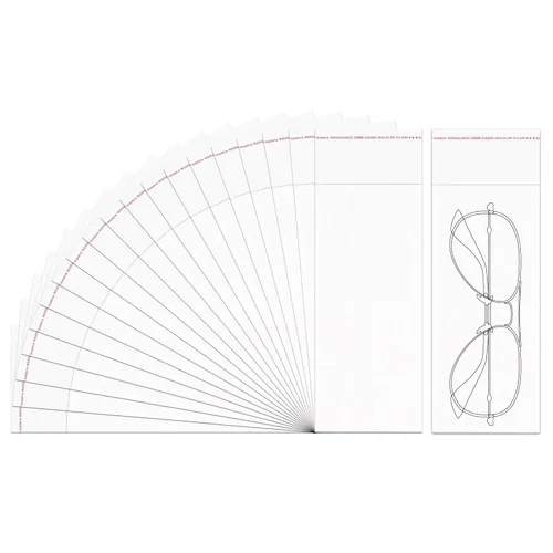 Miniatura 11 de Bolsas de celofán transparentes resellables transparentes de 1 mil pulgadas de largo adhesivas para panadería, galletas, dulces, joyas