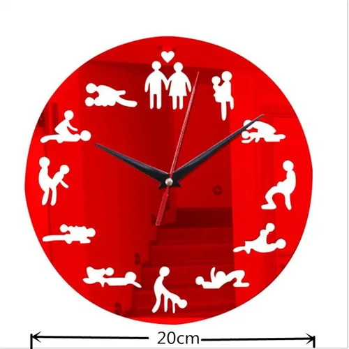 Miniatura 3 de Reloj de pared con posición, diseño moderno, autoadhesivo, 3D, para sala de estar, espejo, silencioso, reloj de cuarzo, adhesivo (color café 059)