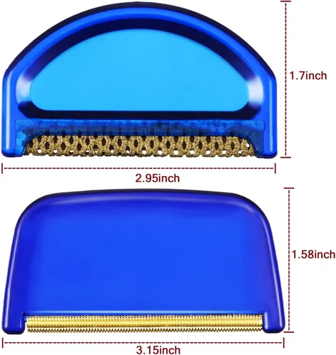 Miniatura 4 de 2 Piezas de peines para suéteres de cachemira y lana fina y afeitadora de tela para suéteres, herramientas de limpieza de bolas de pelusa