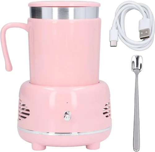 Calentador de tazas, enfriador de café, calentador de escritorio, calentador de taza inteligente para automóvil, listo en 1 minuto, taza de